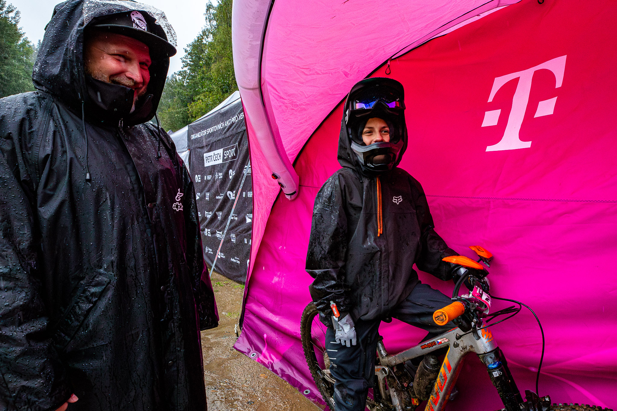 Mountain landscape with a lake