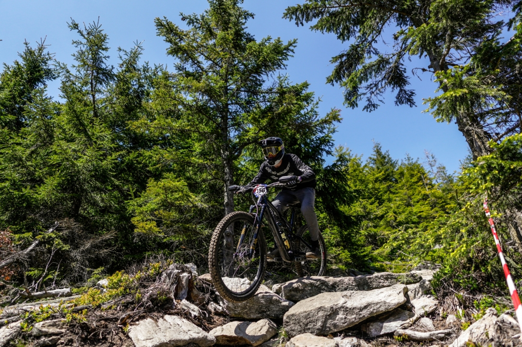 Mountain landscape with a lake